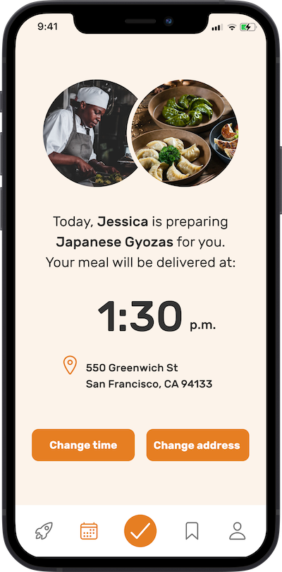 iPhone app delivery screenshot