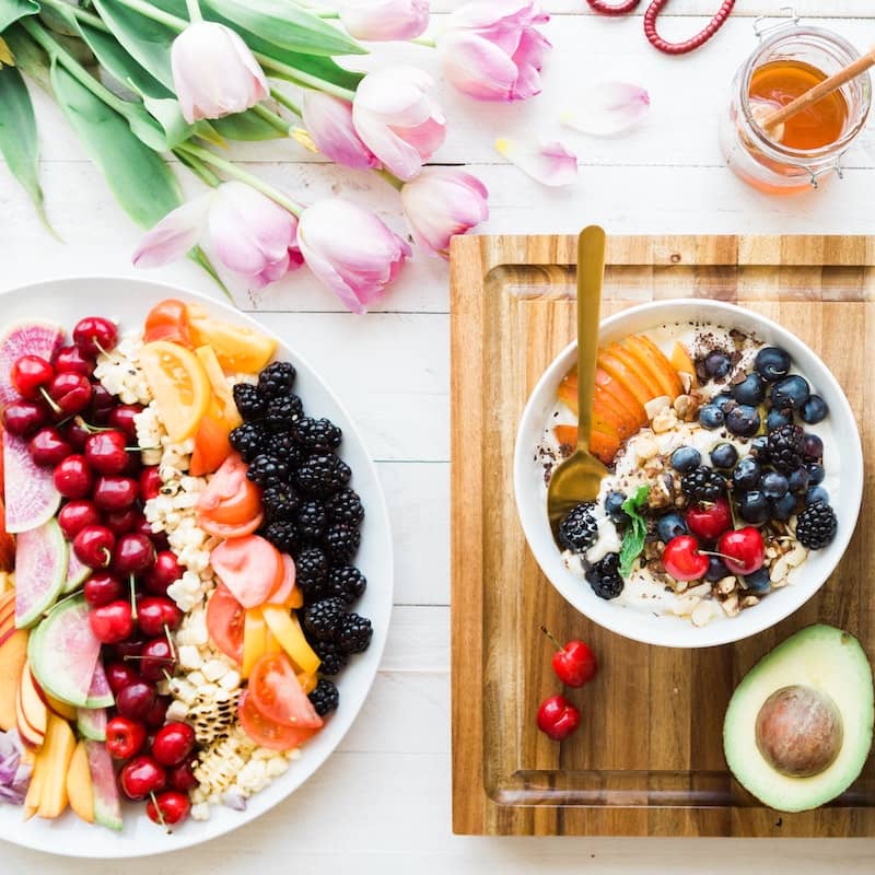 Photo of fruit yogurt salad